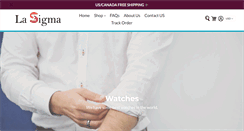 Desktop Screenshot of lasigma.com