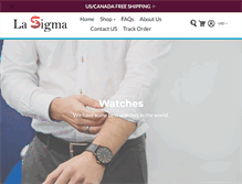 Tablet Screenshot of lasigma.com